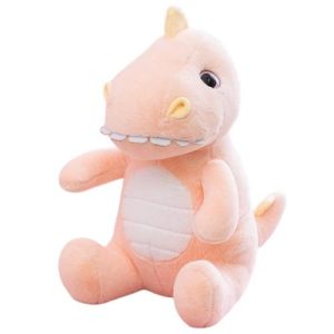Joli Dinosaure en Peluche Rose