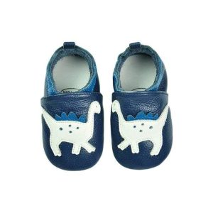 Chaussons Dinosaure en Cuir