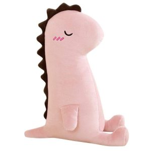 Peluche Dinosaure en Feutrine Rose