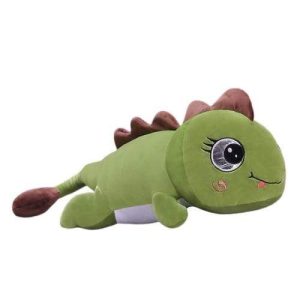 Peluche Dinosaure Ankylosaure Vert et Marron