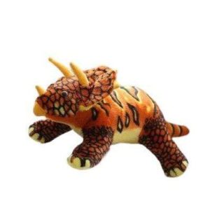 Tricératops en Peluche Orange