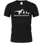 T-Shirt Dinosaure Funny Noir