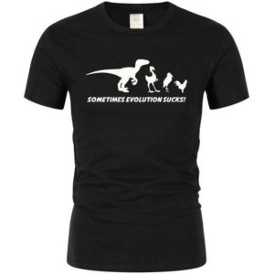 T-Shirt Dinosaure Funny Noir