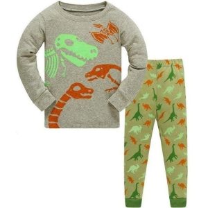 Pyjama Dinosaure Crâne Phosphorescent