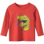 T-Shirt Dinosaure Rouge
