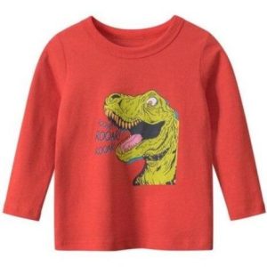 T-Shirt Dinosaure Rouge