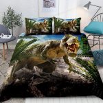 Housse de Couette Dinosaure Effrayant