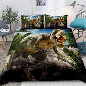 Housse de Couette Dinosaure Effrayant