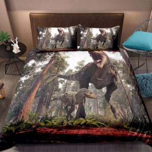 Housse de Couette Dinosaure Forêt