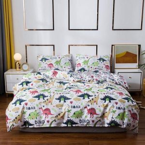 Housse de Couette Dinosaure Cœurs