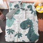 Housse de Couette Dinosaure Palmiers