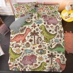 Housse de Couette Dinosaure pour Fille