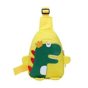Sac Bandoulière Dinosaure Jaune