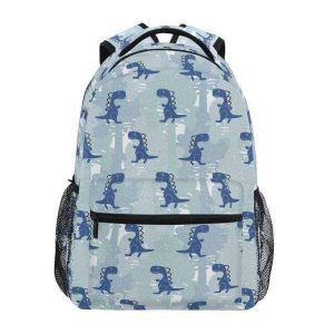 Cartable Dinosaure Bleu Clair