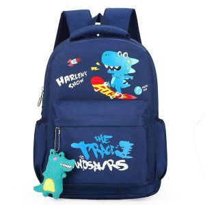 Cartable Dinosaure Personnalisé Bleu