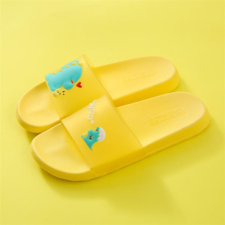 Chaussons Adulte Bébé Dinosaure Jaune