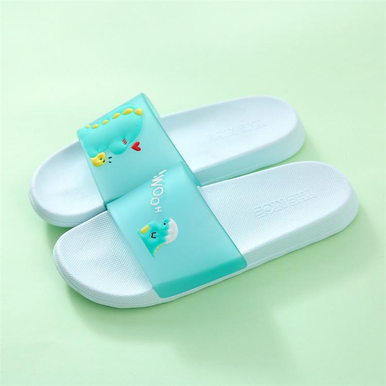 Chaussons Adulte Bébé Dinosaure Turquoise