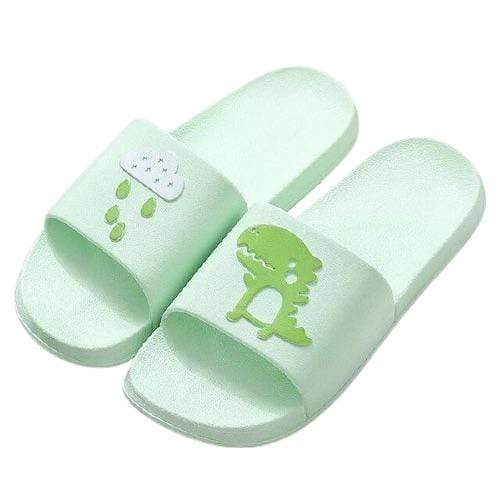 Chaussons Dinosaures Pour Adultes Vert