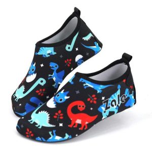 Chaussons Dinosaure Ergonomiques Noir