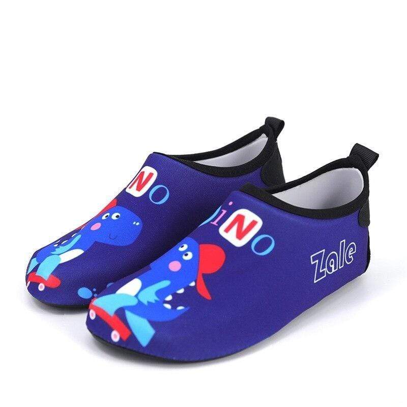 Chaussons Dinosaure Ergonomiques Pour Fille Bleu