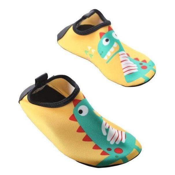 Chaussons Dinosaure Ergonomiques Tyrannosaurus Jaune