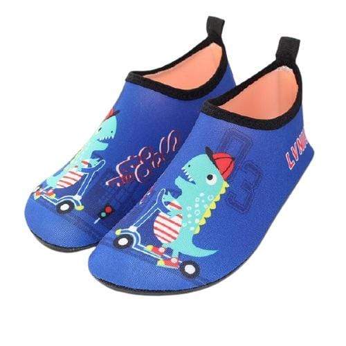 Chaussons Dinosaure Ergonomiques T-Rex Bleu