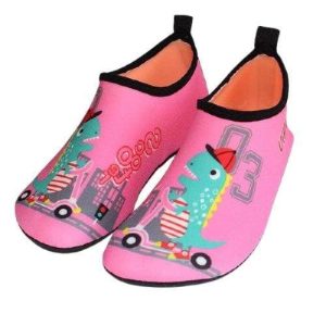 Chaussons Dinosaure Ergonomiques T-Rex Rose