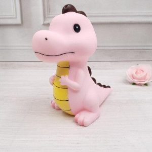 Tirelire Petit Dinosaure Rose