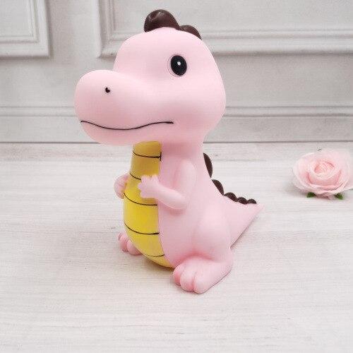 Tirelire Petit Dinosaure Rose