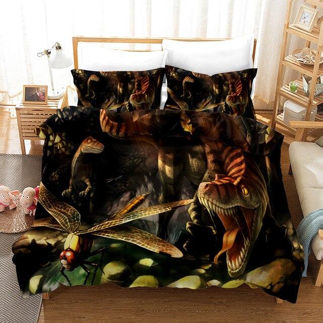 Housse de Couette Dinosaure Affamé