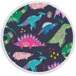 Tapis Dinosaure Rond