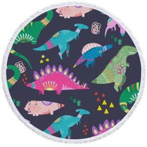Tapis Dinosaure Rond