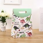 Sachet Anniversaire Dinosaure Vert