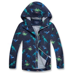 Manteau Dinosaure Bleu