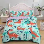 Housse de Couette 220X240 Dinosaures
