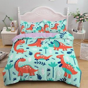 Housse de Couette 220X240 Dinosaures