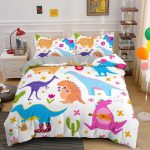Housse de Couette Dinosaures Deux Personnes
