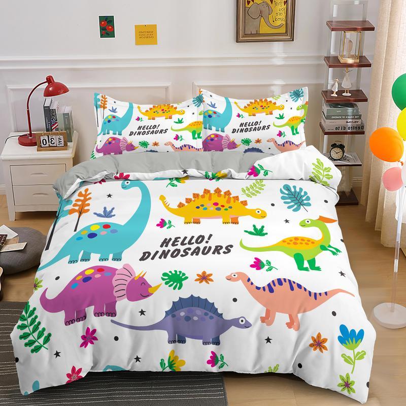 Housse de Couette 140x200 Dinosaure Originale
