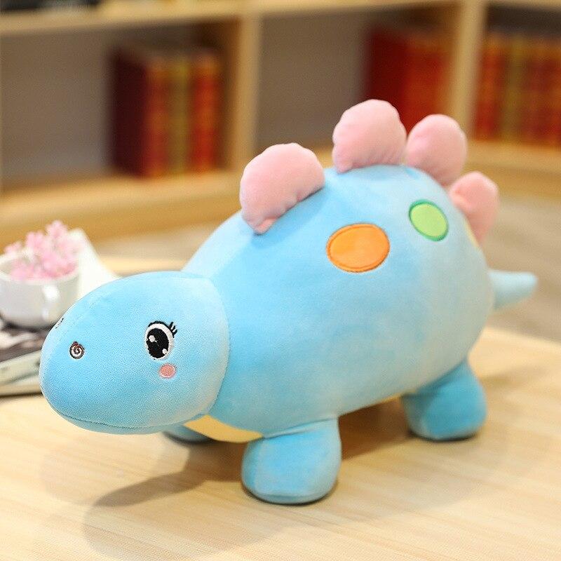 Peluche Bébé Famille Dinosaure Bleu