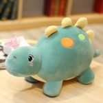 Peluche Bébé Famille Dinosaure Vert