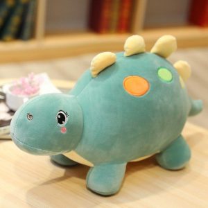 Peluche Bébé Famille Dinosaure Vert