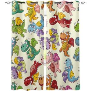 Rideau Enfant Dinosaure