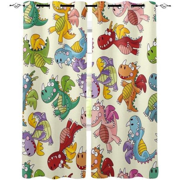 Rideau Enfant Dinosaure