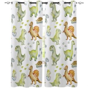 Rideau Enfant Chambre Dinosaure