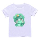 T Shirt Blanc Dinosaure Expedition