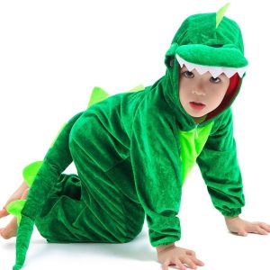 Combinaison Pyjama Dinosaure manches longues