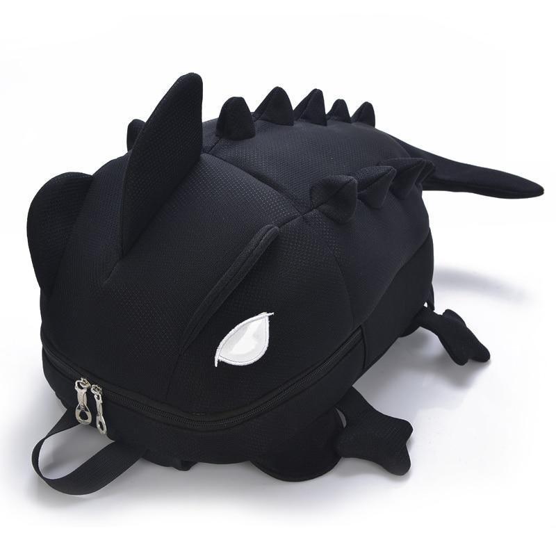 Sac a Dos Dinosaure Grande Taille Noir