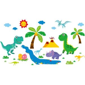 Decoration Chambre Fille Dinosaure