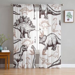 Rideau Chambre Motif Dinosaure
