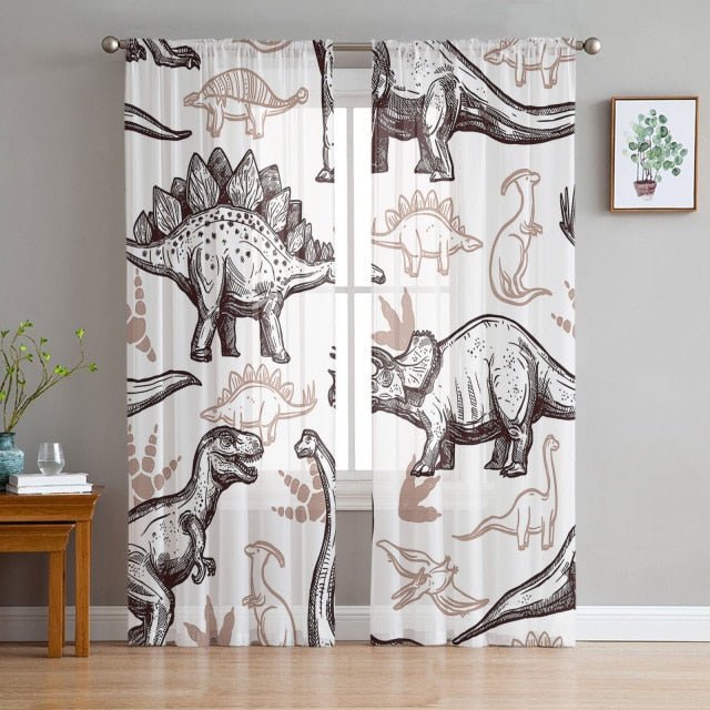 Rideau Chambre Motif Dinosaure